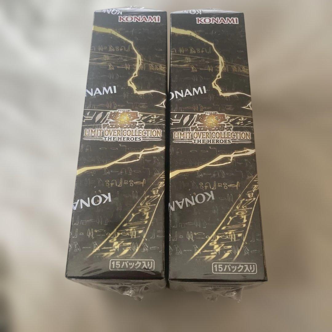 遊戯王　リミットオーバーコレクションヒーローズ　新品未開封2box プロモ付き