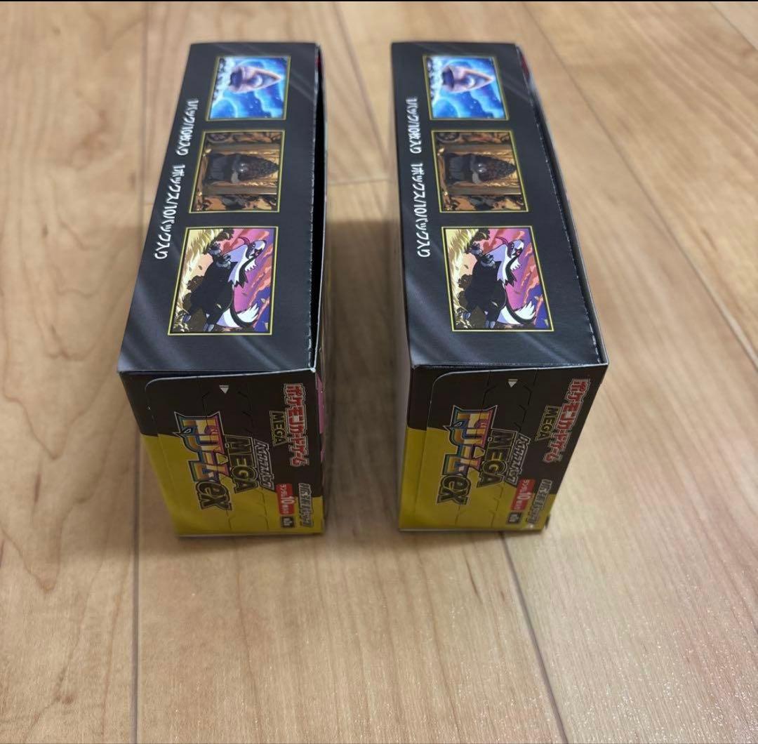 ポケモンカード　メガドリーム、ニンジャスピナー4box シュリなし