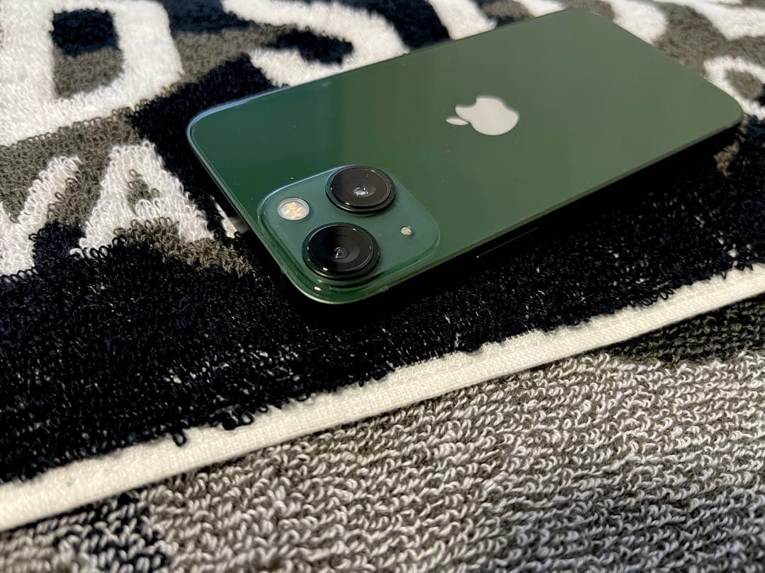 極美品 iPhone13mini 256GB グリーン元箱つき 付属品新品未使用