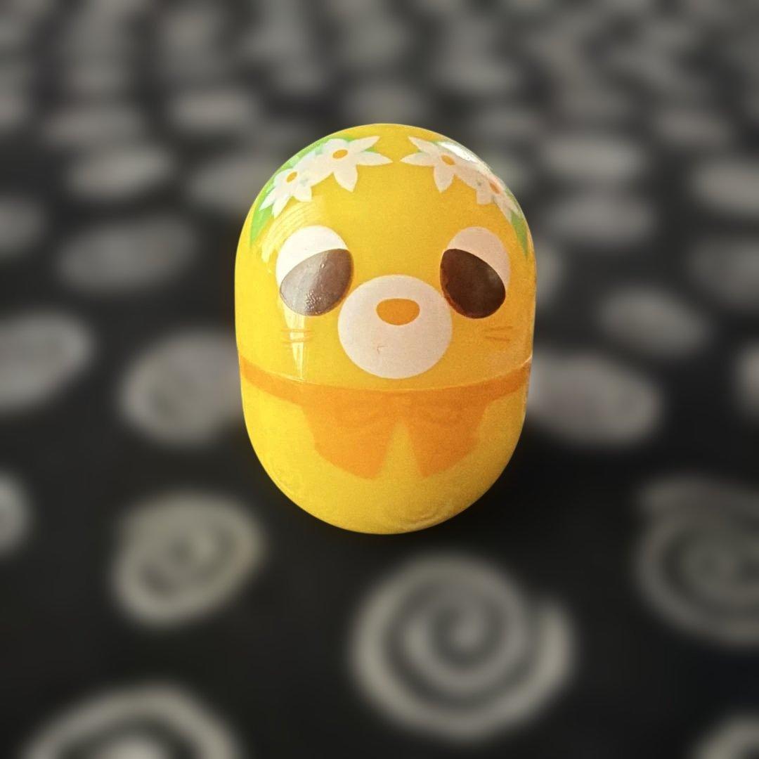 当時物/レア/美品中古/ショーケース展示品/お茶犬/コロロン　おきあがりこぼし