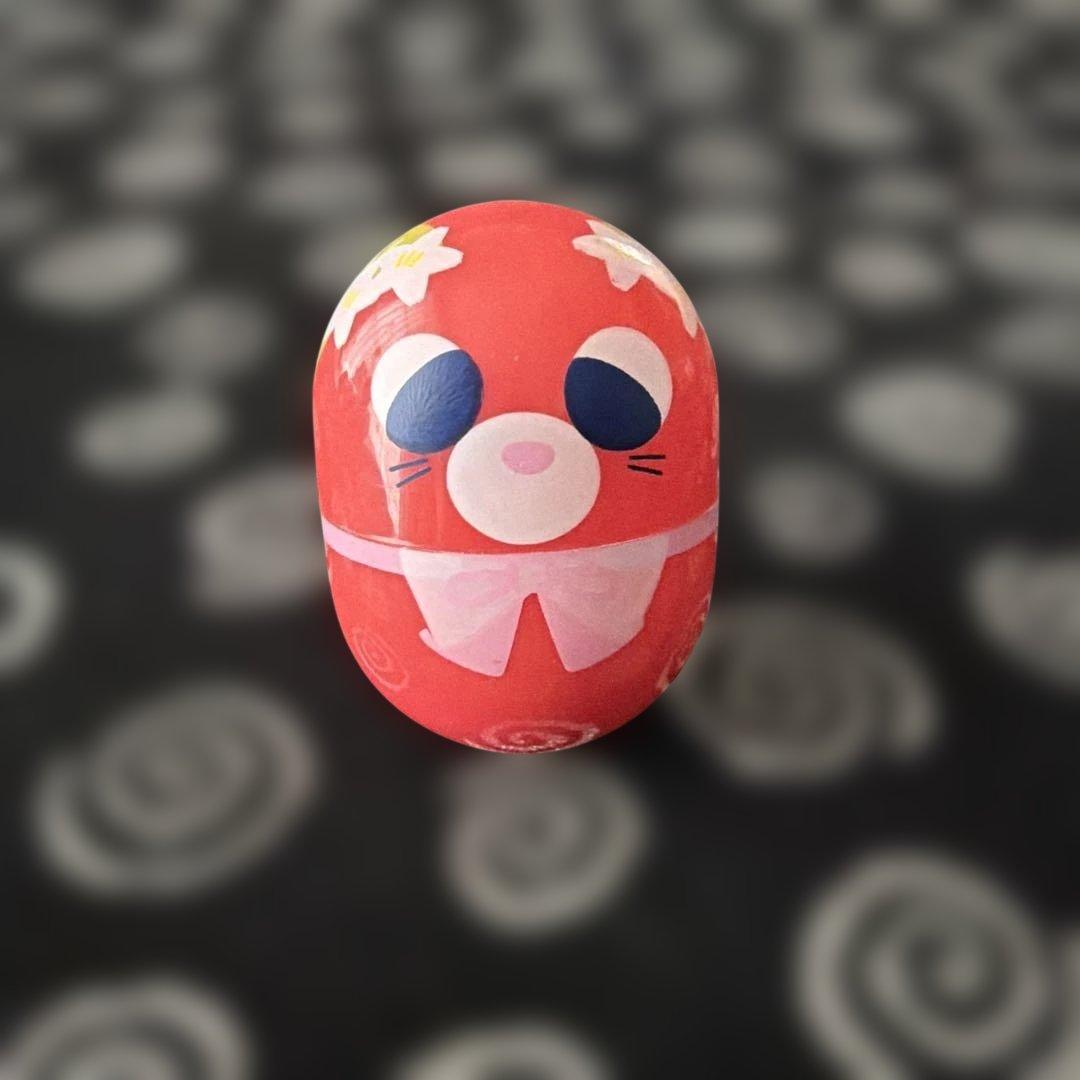 当時物/レア/美品中古/ショーケース展示品/お茶犬/コロロン　おきあがりこぼし