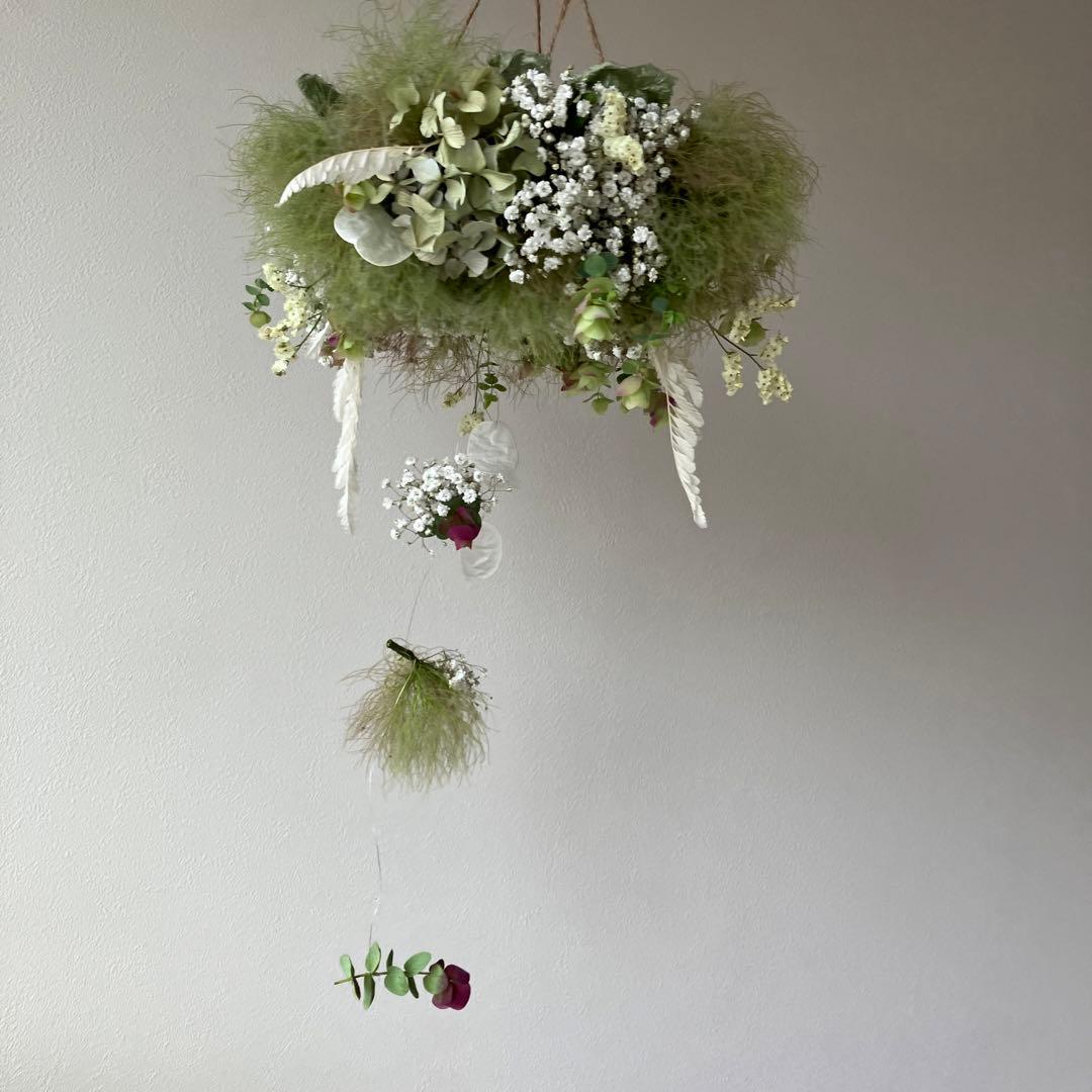 スモークツリー とかすみ草のフライングリース　オレガノ　ケントビューティー