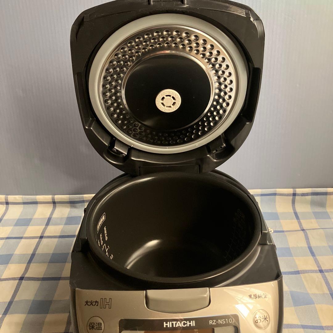 ★HITACHI 極上炊き 黒厚鉄釜 ジャー炊飯器
