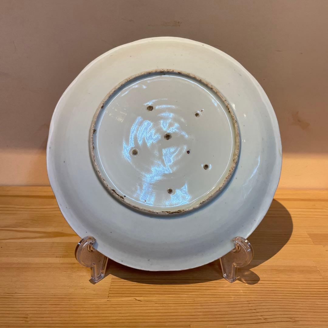 有田焼　染付　大皿　古物　中古品　龍　辰　干支