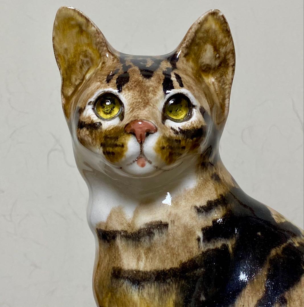 ウィンスタンレイキャット　ケンジントンキャット　キジトラ猫　貫入無し❣️ サイズ6