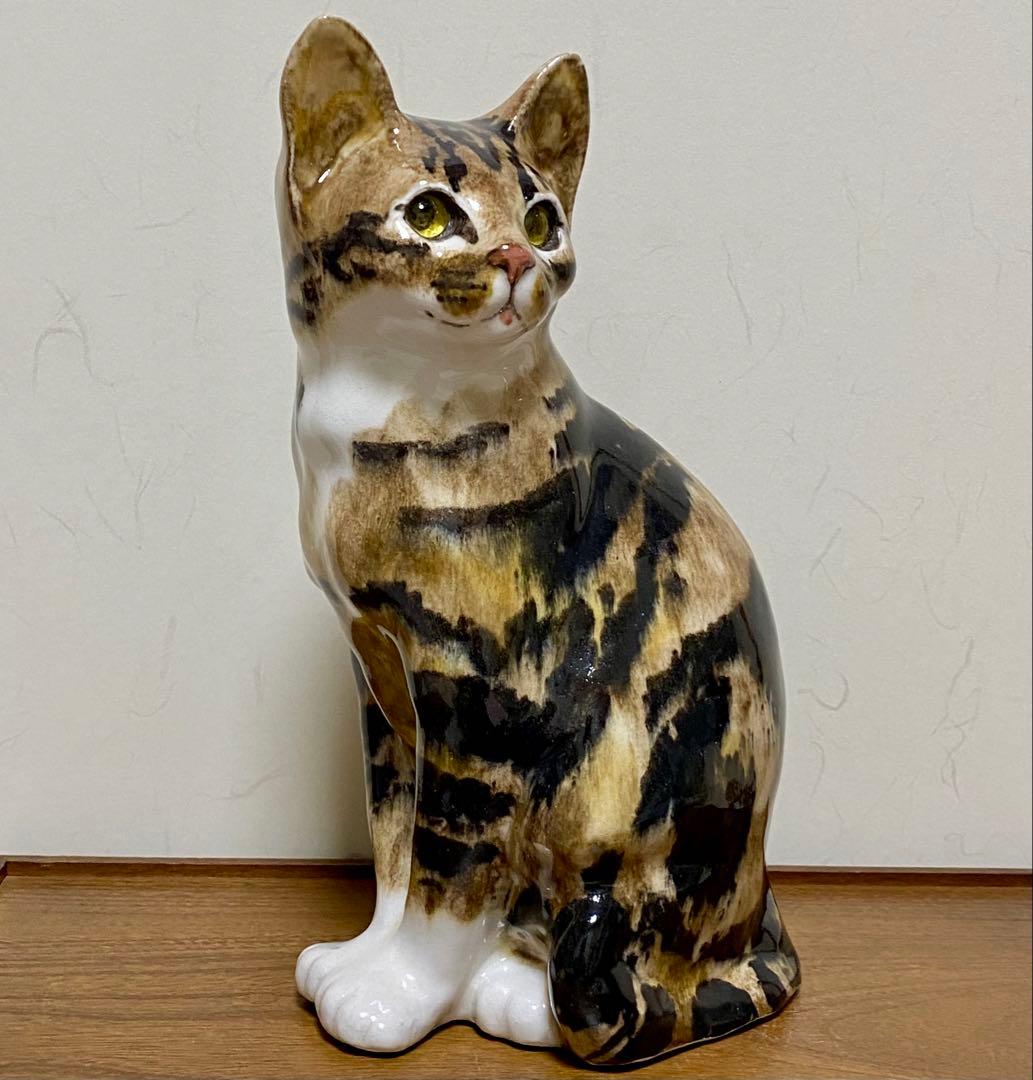 ウィンスタンレイキャット　ケンジントンキャット　キジトラ猫　貫入無し❣️ サイズ6