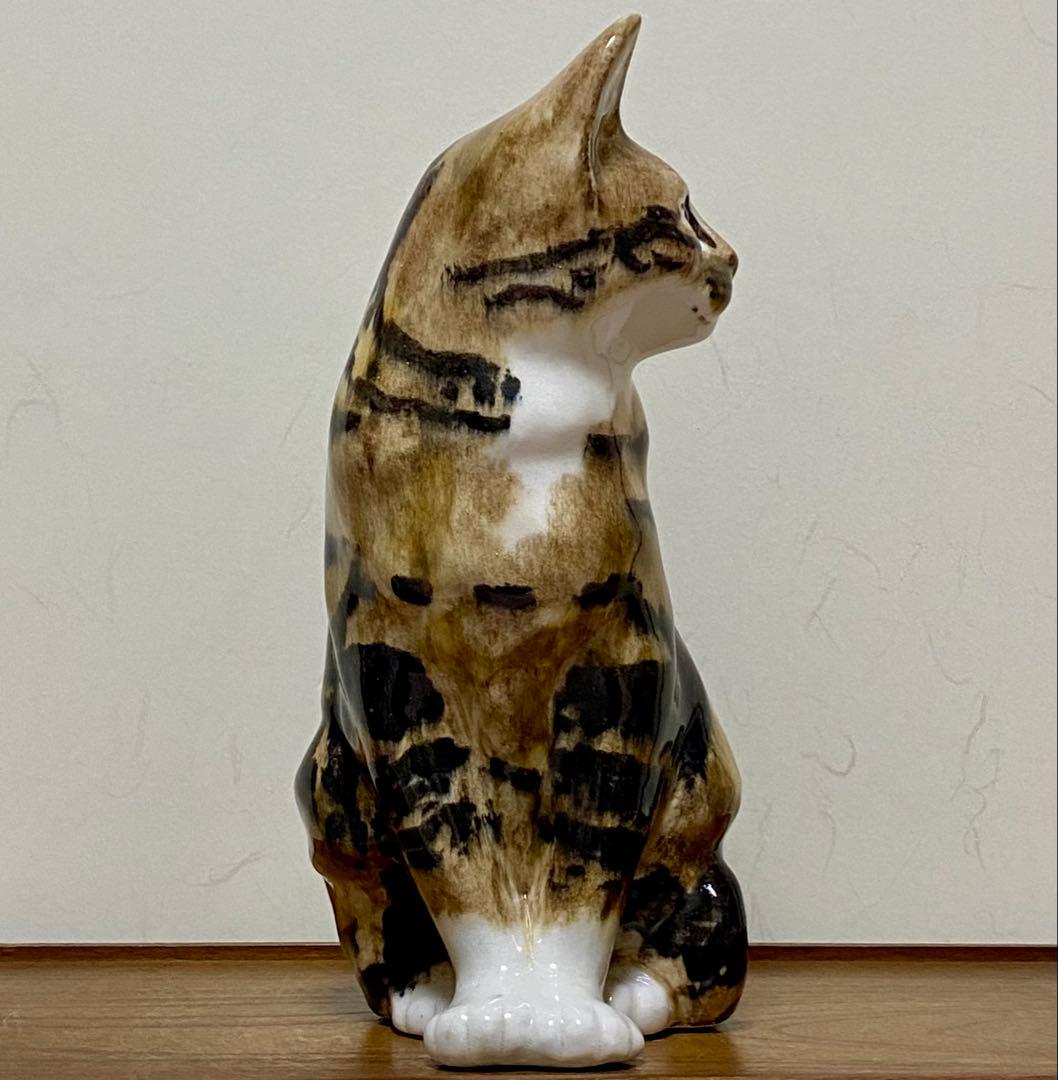 ウィンスタンレイキャット　ケンジントンキャット　キジトラ猫　貫入無し❣️ サイズ6