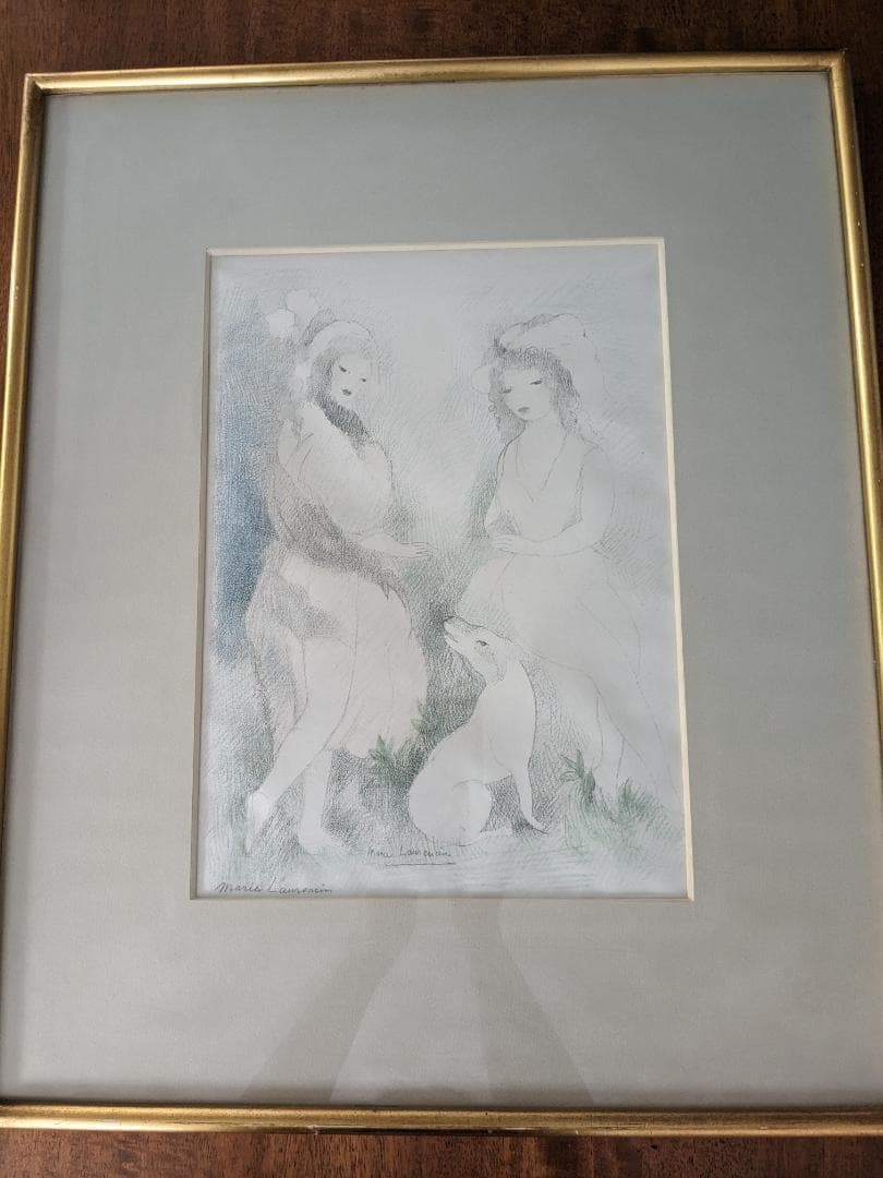 みっちまん2019：マリー・ローランサン　「二人の少女と犬」