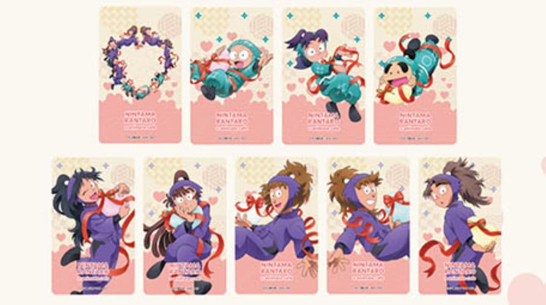 忍たま乱太郎　アニカフェ　はぁとふる大作戦　缶バッジ　クリアカード　未開封