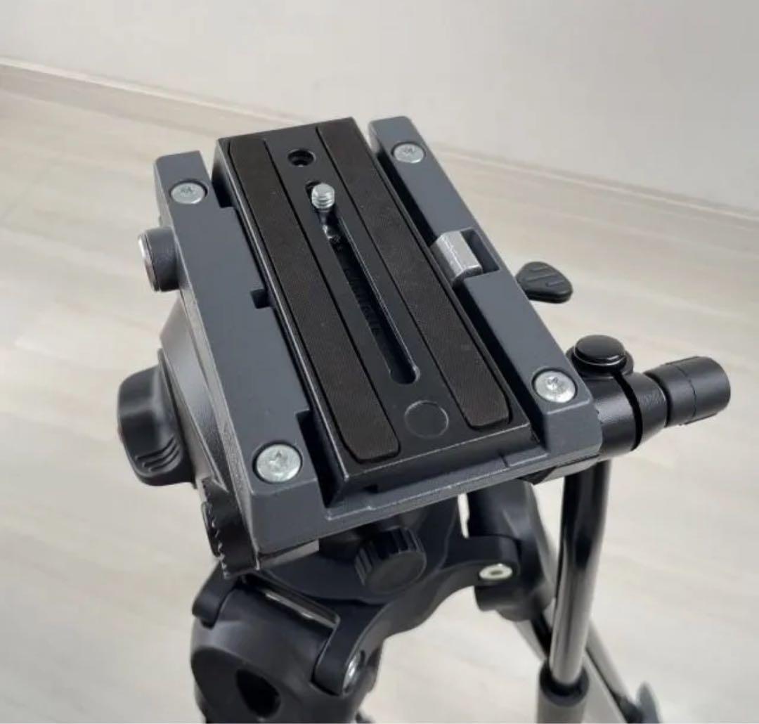 Manfrotto 三脚MT502AM 三脚 + MVH500A