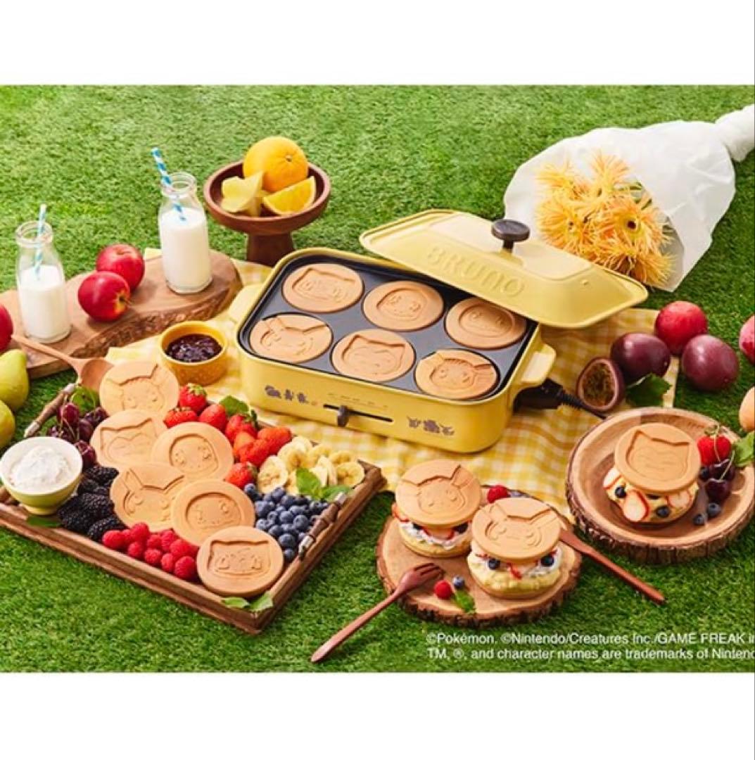 新品未開封⭐︎BRUNO ホットプレート ポケモンデザイン