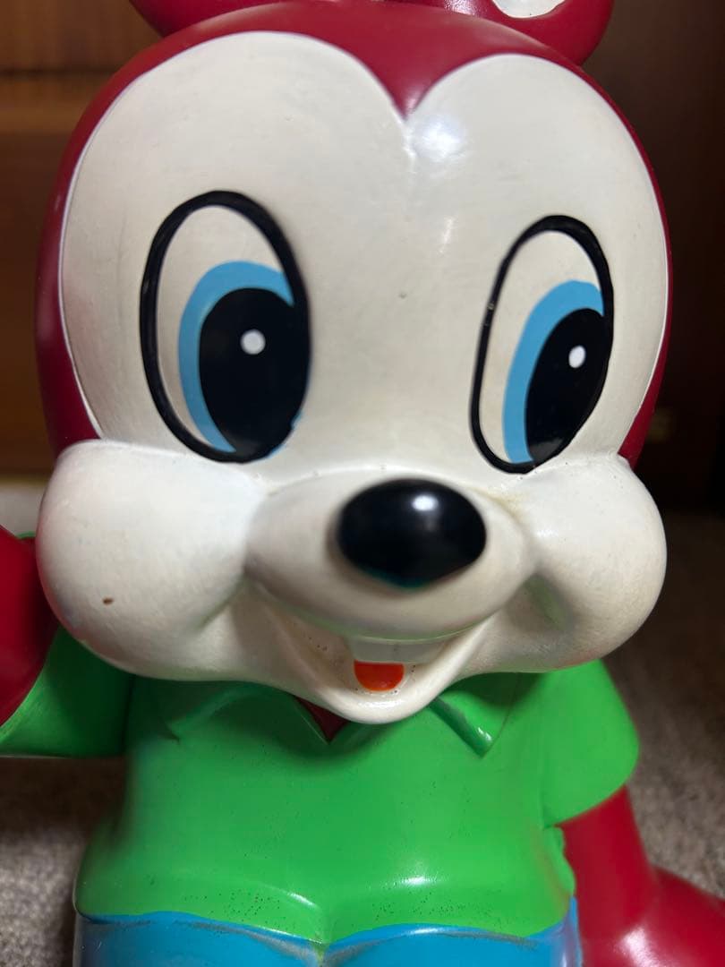 エスエス製薬 ピョンちゃん 貯金箱 ソフビ 昭和レトロ 2体セット