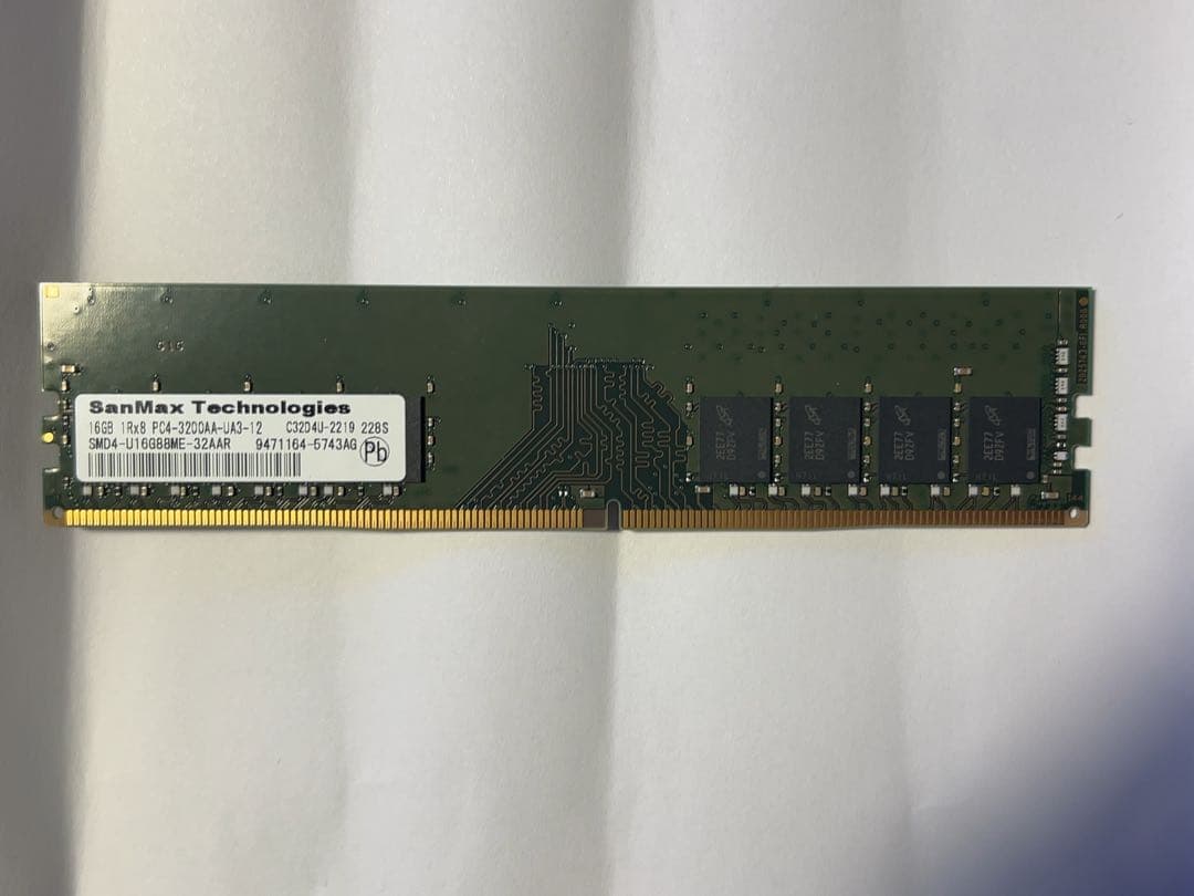 ジャンク Ryzen7 5700X、Radeon RX6800 メモリ3点セット