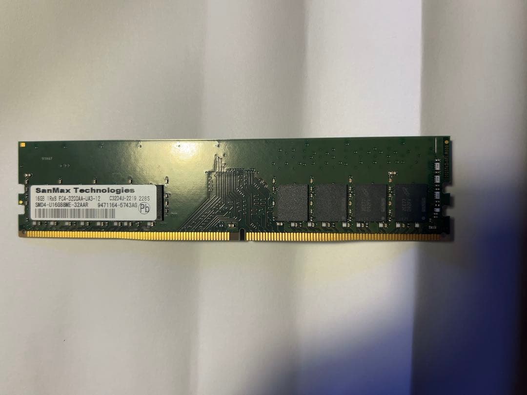 ジャンク Ryzen7 5700X、Radeon RX6800 メモリ3点セット