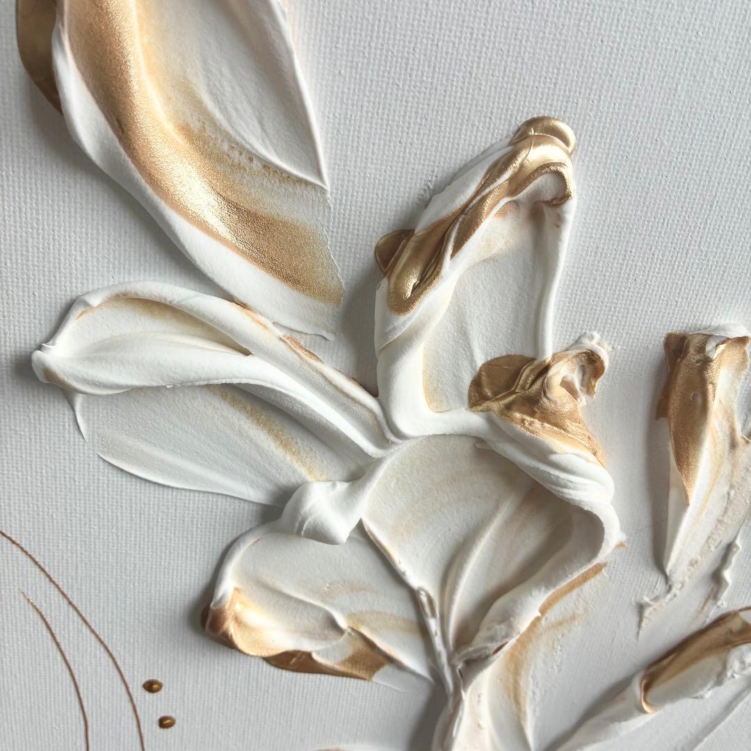 現代アート　35×26㎝　フレーム付き　テクスチャーアート　インテリア　モダン