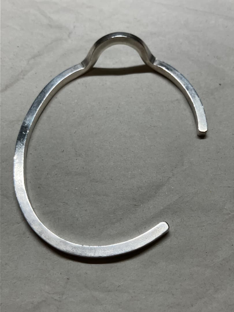 刻印 純銀 99.99 フォーナイン JAPAN シルバー バングル