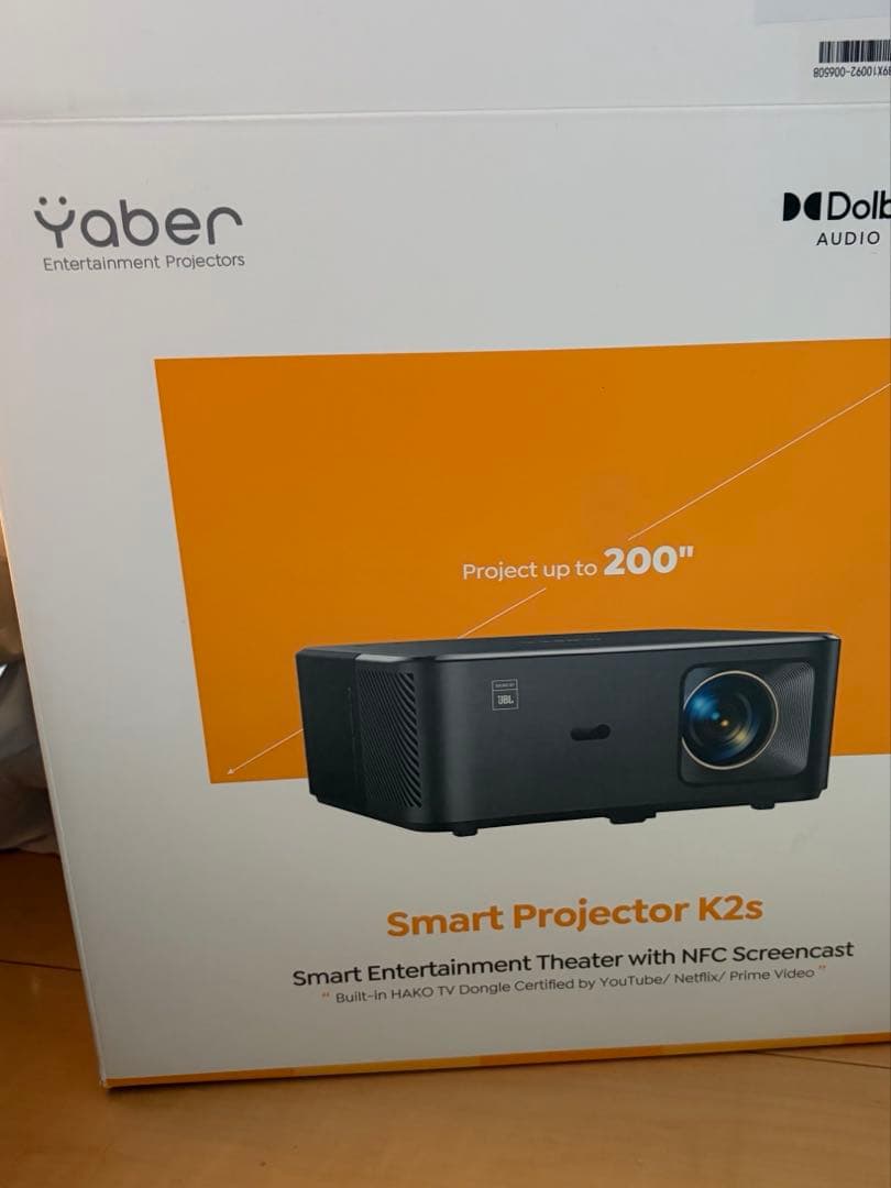 Yaber Smart Projector K2s ほぼ未使用