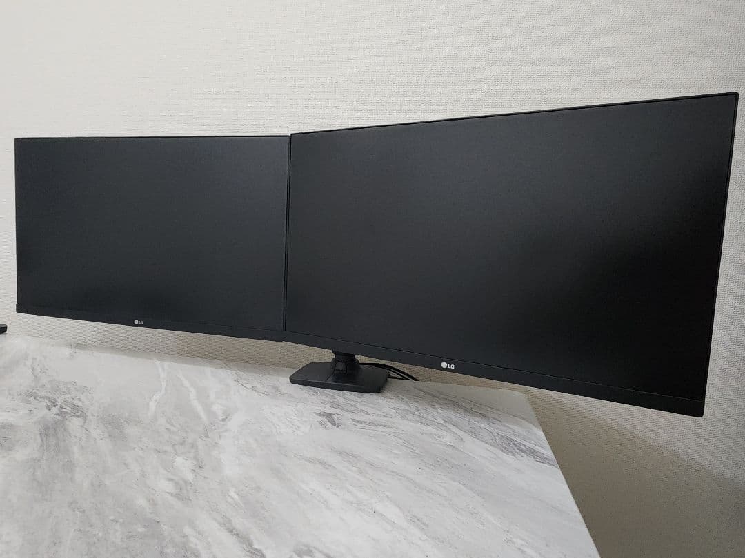 エルゴトロン LX デュアル ダイレクト モニターアーム ブラック