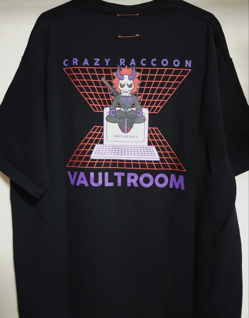 [CR/ありさか]vaultroom\"ARISAKAAA\"TEE/BLK/L