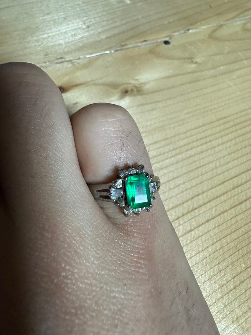 Vintage 925 シルバー　ストーン　リング