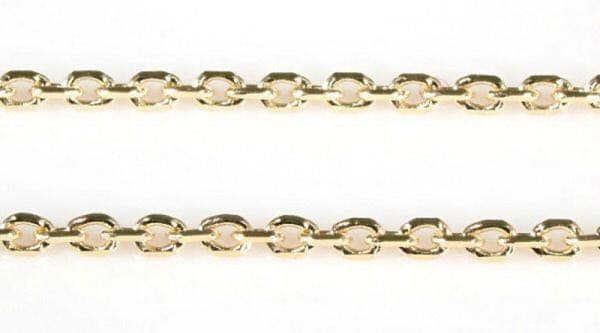 【送料無料】 高品質 10金 無垢製 大人気 小豆チェーン ネックレス