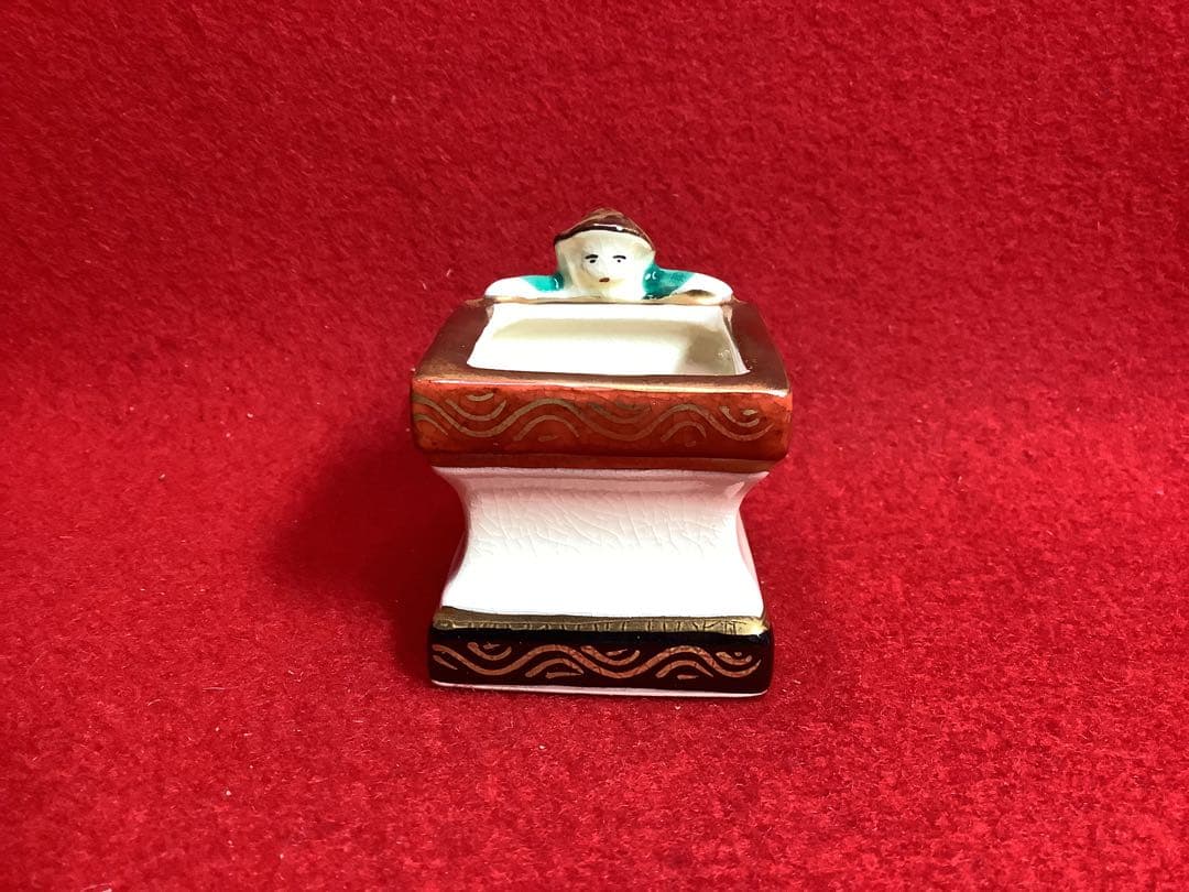 蓋置　井戸のぞき　城丘【中古美品】