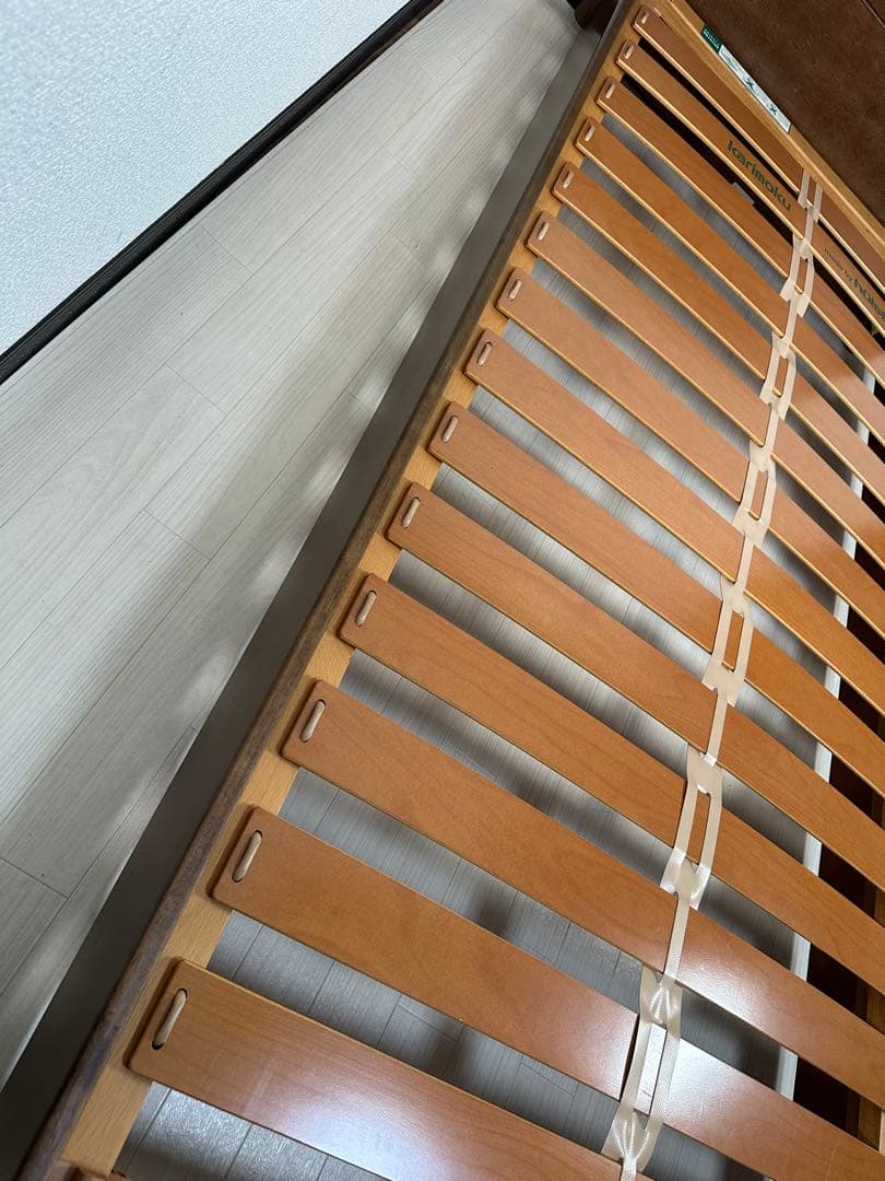 【たのメル便配送】カリモク ヒュルスタ社 シングルベッド フレーム ※i1※