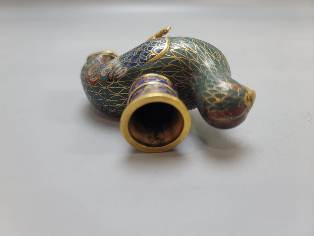 中国 七宝 鳥筆洗 文房四宝 乾隆年製 DT814