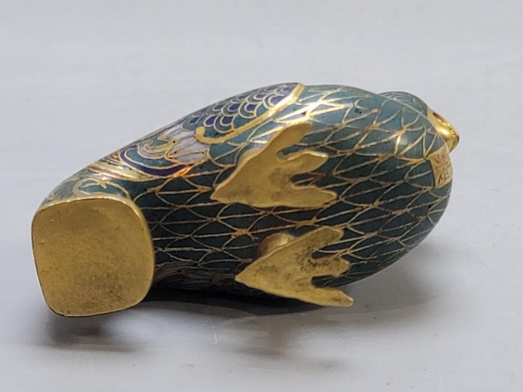中国 七宝 鳥筆洗 文房四宝 乾隆年製 DT814
