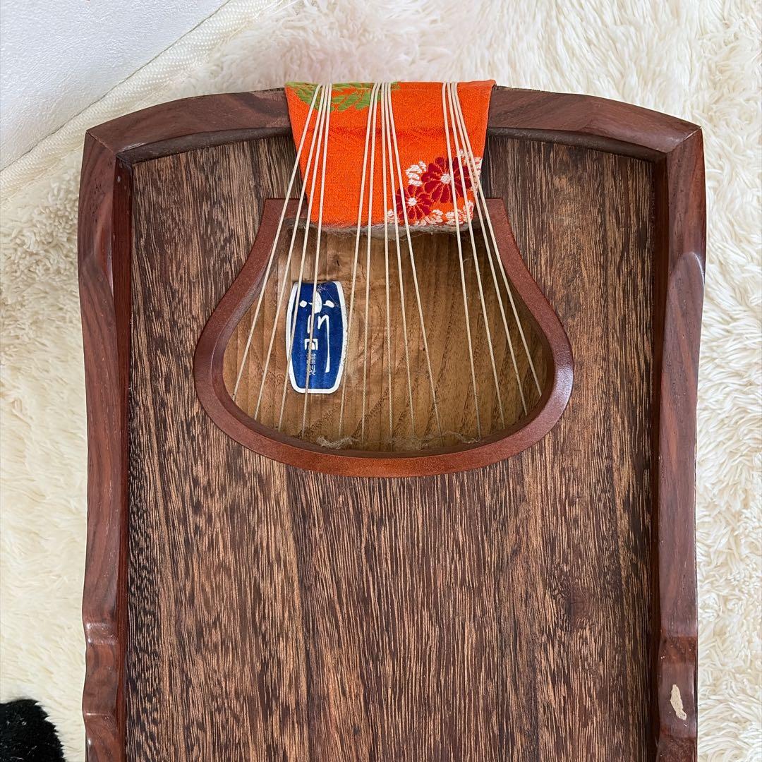 小川謹製 琴 13弦 全長約186cm 和楽器 琴柱付き ジャンク 現状品