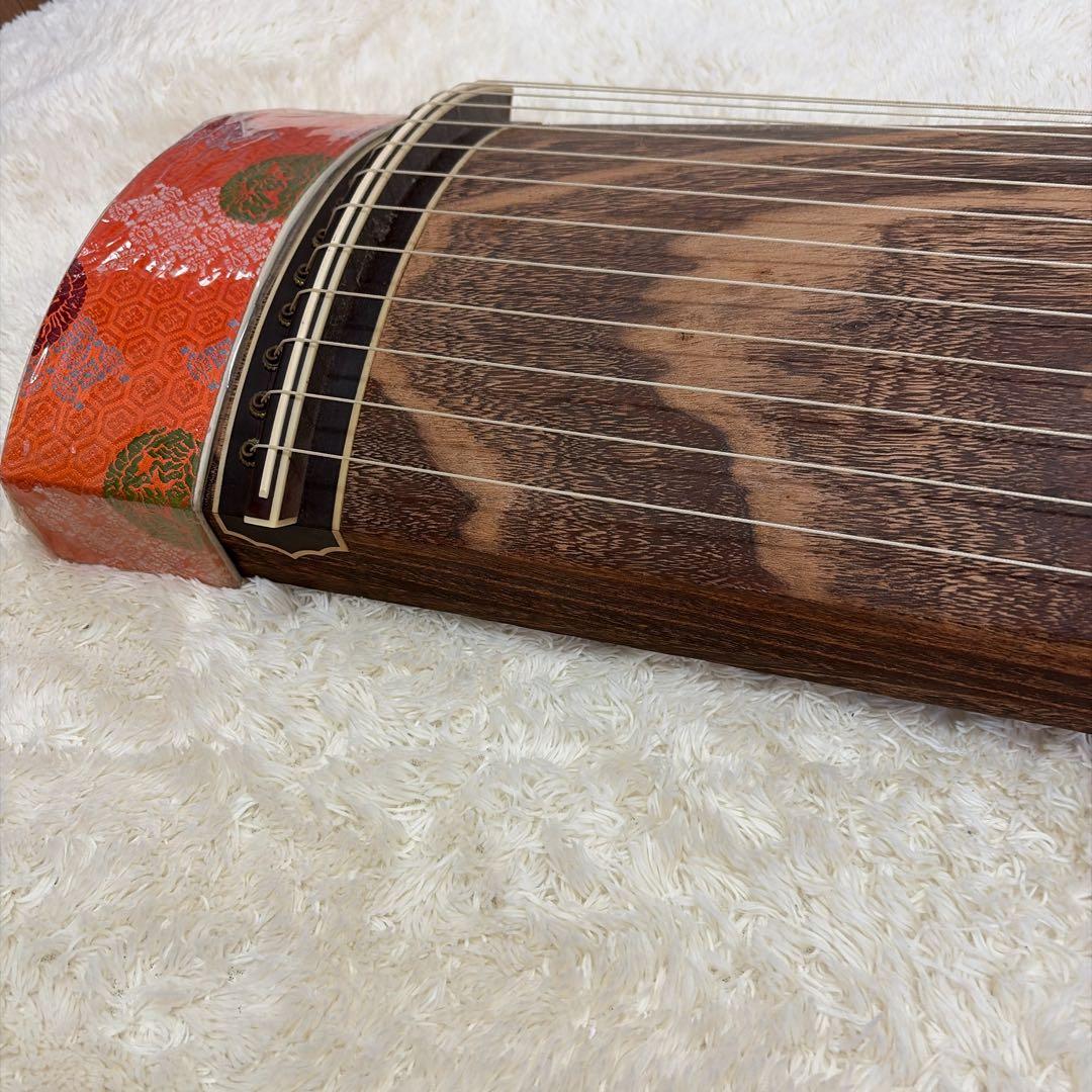 小川謹製 琴 13弦 全長約186cm 和楽器 琴柱付き ジャンク 現状品