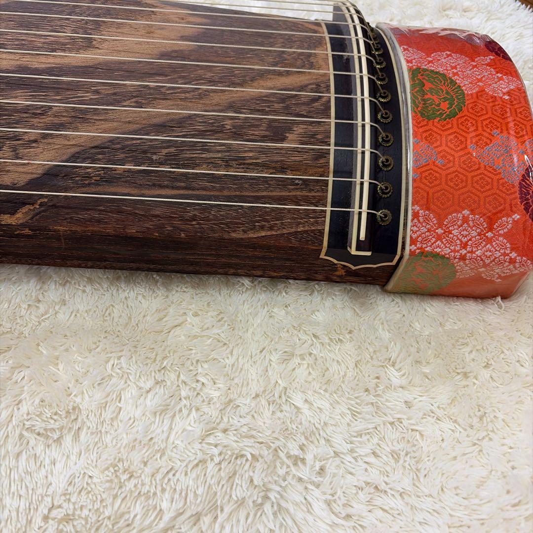 小川謹製 琴 13弦 全長約186cm 和楽器 琴柱付き ジャンク 現状品