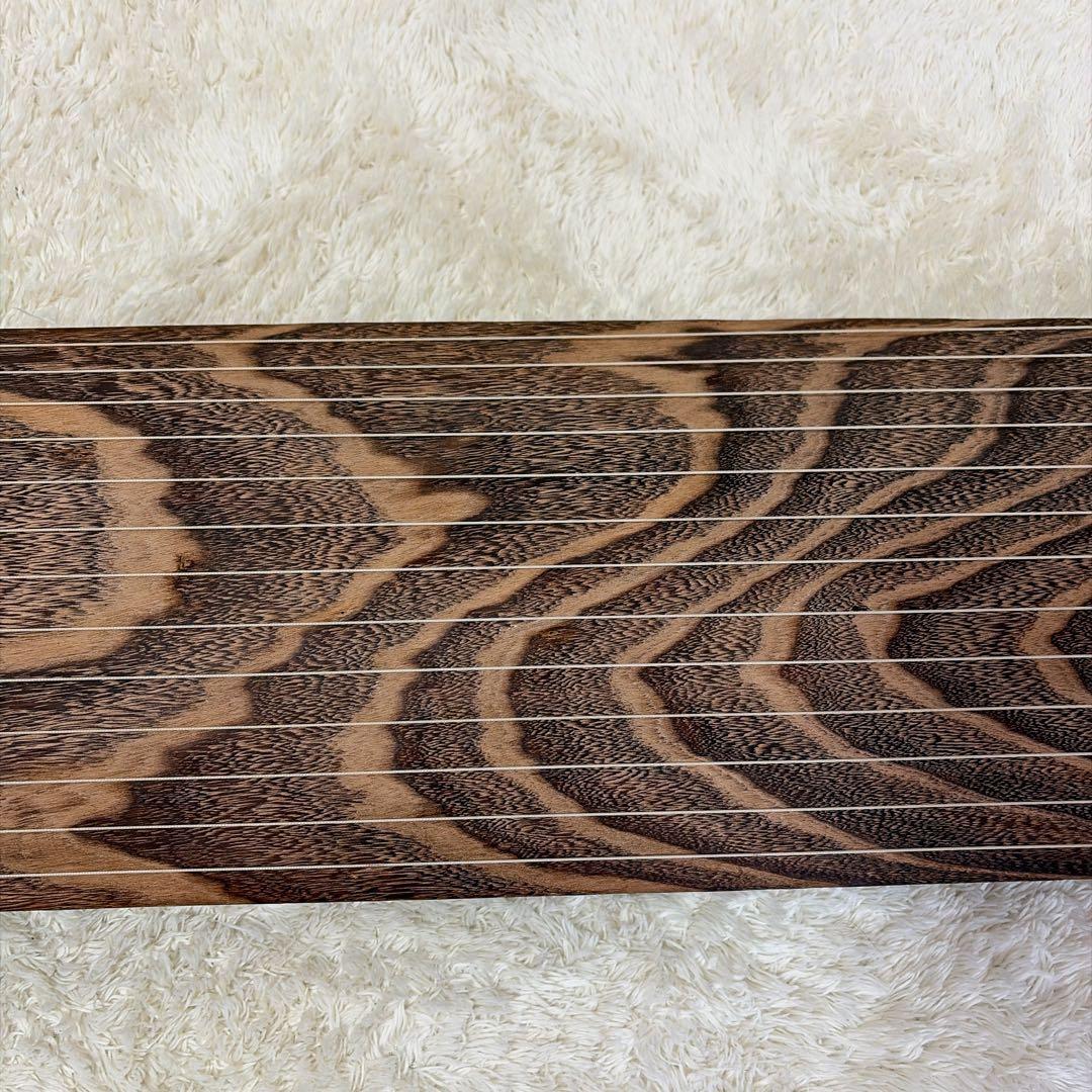 小川謹製 琴 13弦 全長約186cm 和楽器 琴柱付き ジャンク 現状品