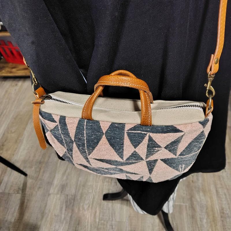 ミナペルホネン/パズルperhonen puzzleピンク×BE/ミニラウンド