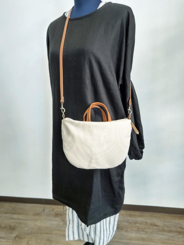 ミナペルホネン/パズルperhonen puzzleピンク×BE/ミニラウンド