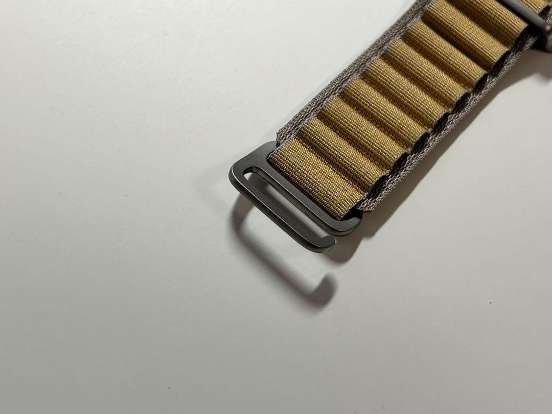 【新品・箱なし】純正 49mm Sアルパインループ・タン(ナチュラルチタニウム)