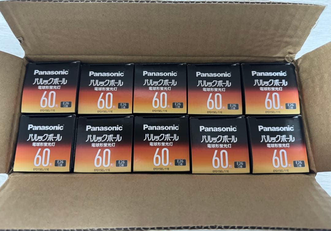 Panasonic パルックボール 60W相当EFD15EL/11E