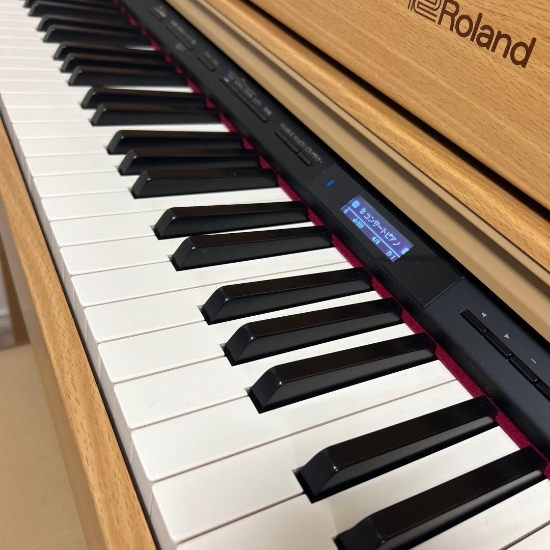 極美品・本格派！Roland のハイブリッド鍵盤HP605NB 電子ピアノ