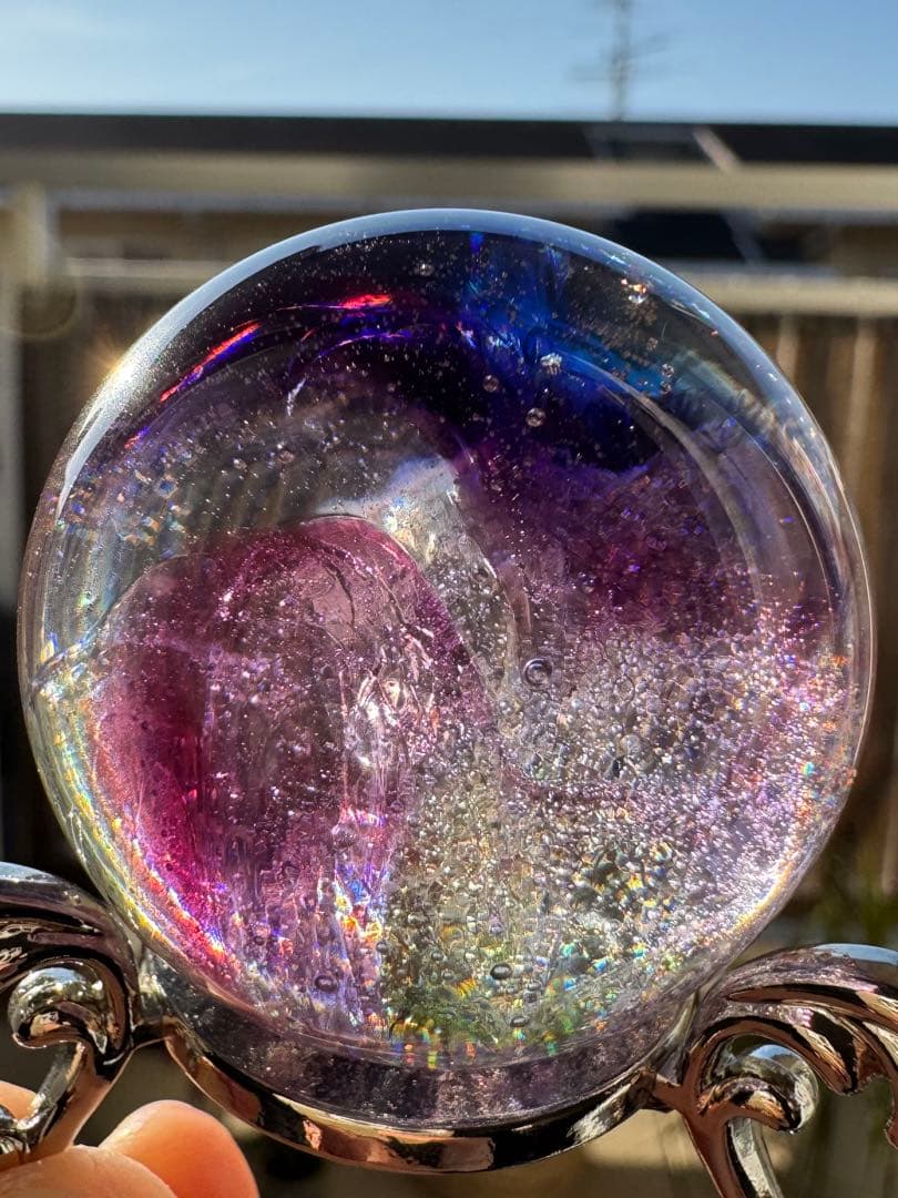 シエラネバダ産 アンダラクリスタル スフイア マルチカラー