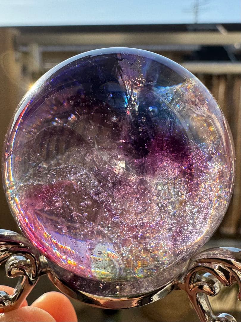 シエラネバダ産 アンダラクリスタル スフイア マルチカラー
