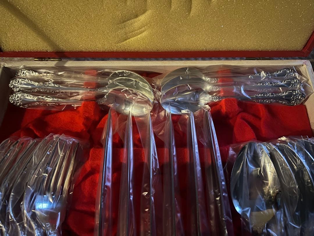 未使用:ステンレス製カトラリーセット 6本入り