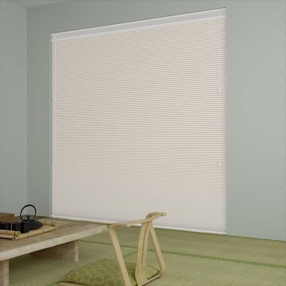 未使用　ハニカムシェード　シアーアイボリー　165×200