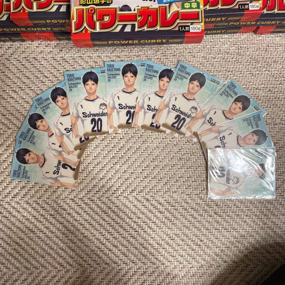 ハイキュー‼︎ ハイキュー展　パワーカレー特典ステッカー、箱、ペットなし、非喫煙者