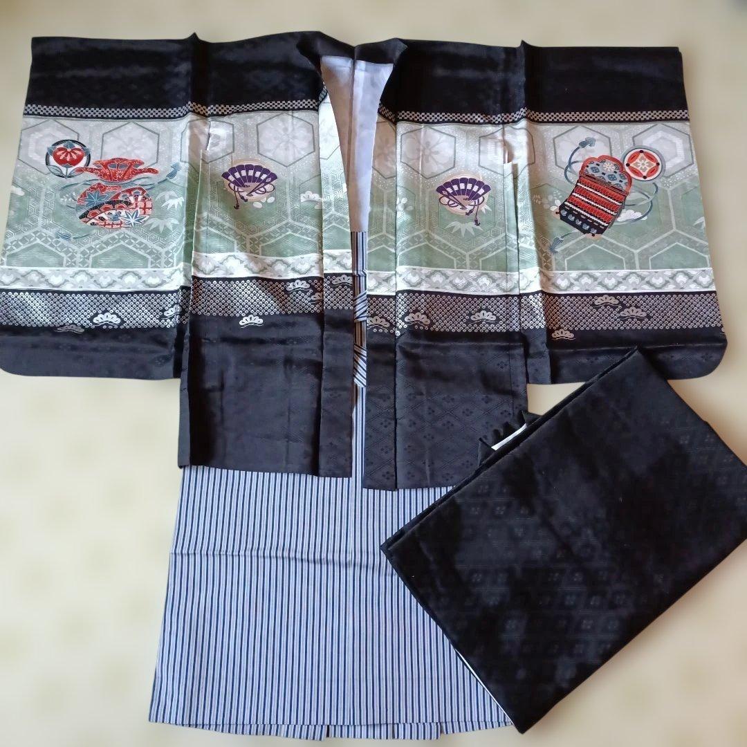 子供　着物　男の子　七五三　節句　5歳　12点セット