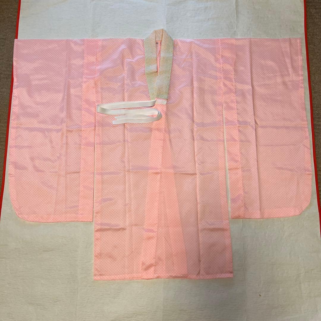 【3歳.5歳　七五三着物・作り帯・長襦袢・草履・小物セット】計10点