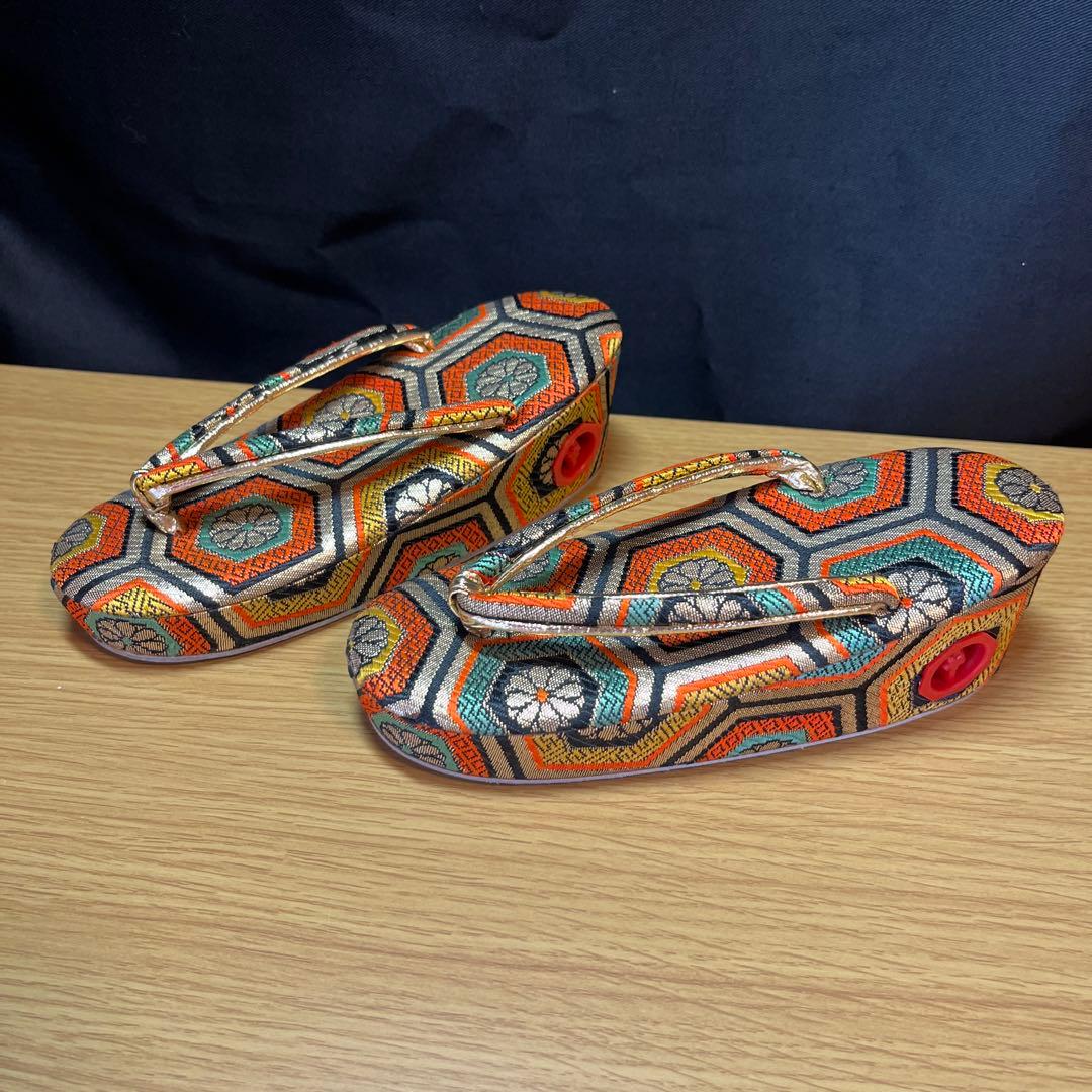 【3歳.5歳　七五三着物・作り帯・長襦袢・草履・小物セット】計10点