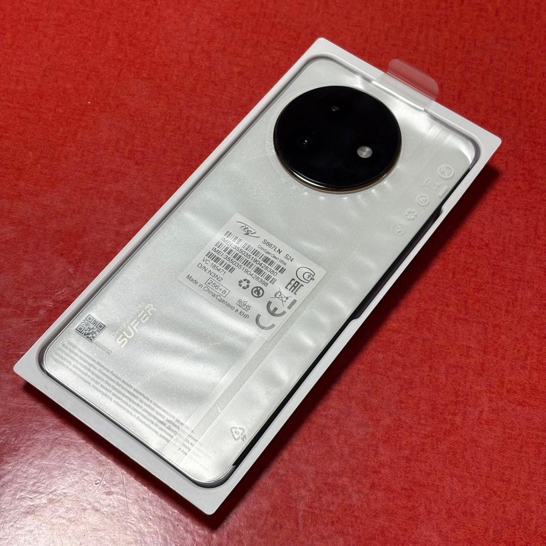 新品未使用 itel S24 Dawn White 16GB+256GB