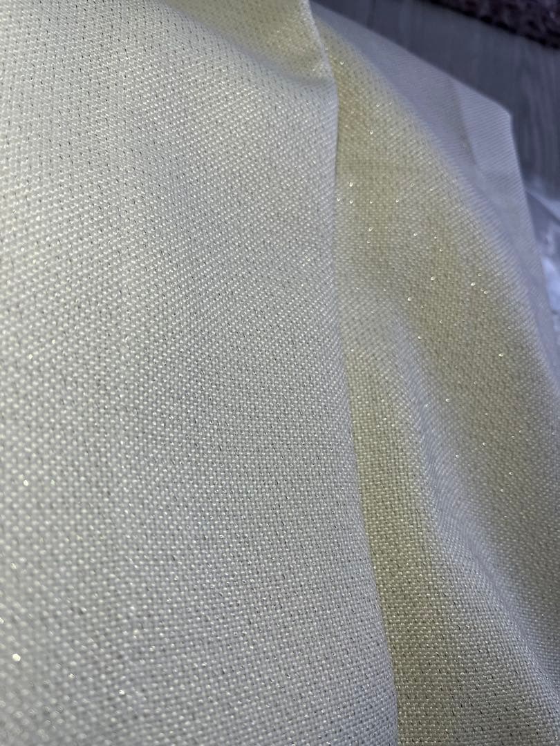 Francfranc ラメ ドレープカーテン 2枚
