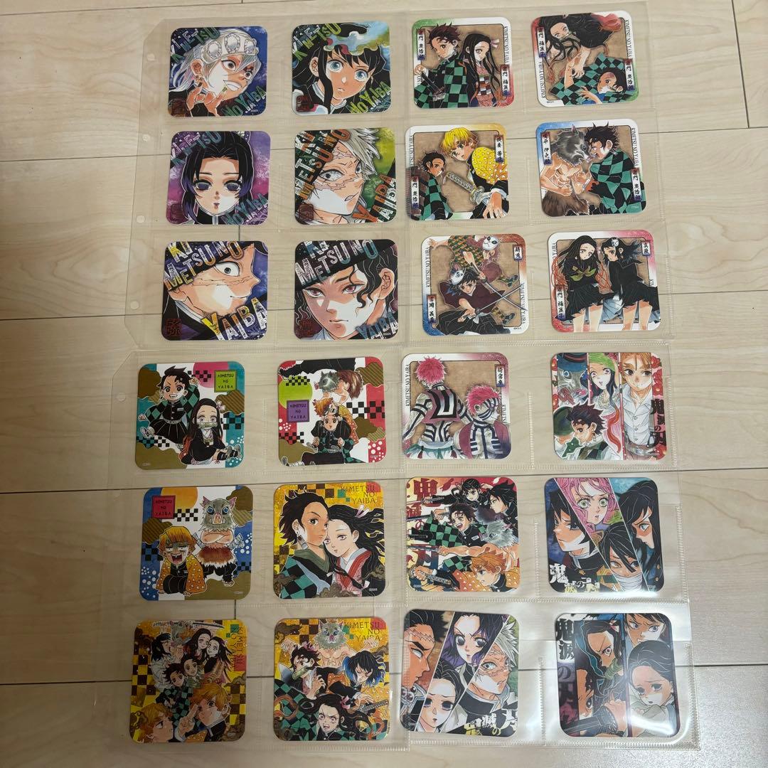 鬼滅の刃　アートコースター　第1弾フル 第2弾セミ+BOX特典付き