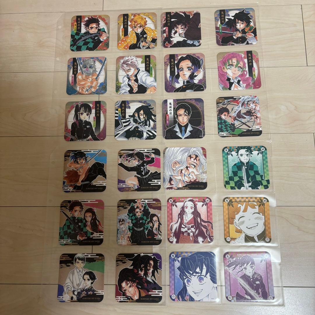鬼滅の刃　アートコースター　第1弾フル 第2弾セミ+BOX特典付き